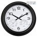Годинник настінний Technoline 816722 Thermo-Hygro Black (816722), код: 12545