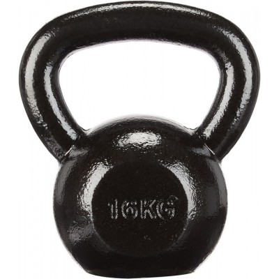Гиря чавунна Toorx 16 кг з гумовою підставкою Black (KGV-16), код: 10017