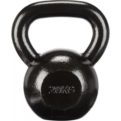 Гиря чавунна Toorx 20 кг з гумовою підставкою Black (KGV-20), код: 10018