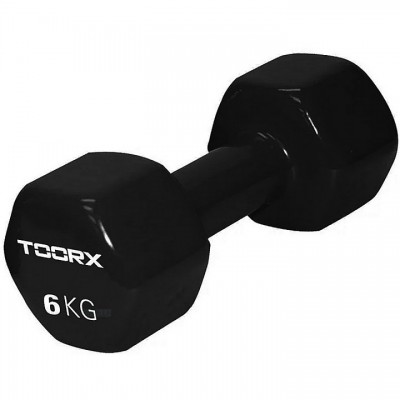 Гантель для фітнесу Toorx Vinyl 6 кг (MV-6), код: 10044
