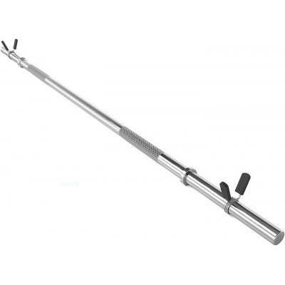 Гриф для штанги Toorx 150 см 25 мм з пружинними замками (BCF-150), код: 9980