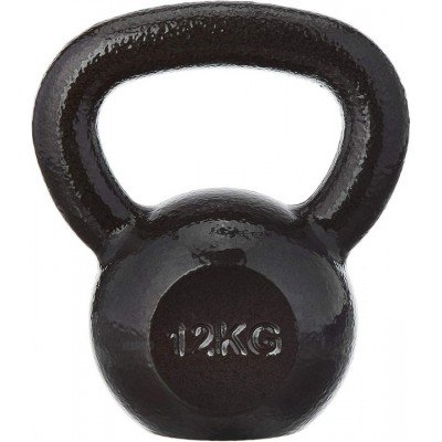 Гиря чавунна Toorx 12 кг з гумовою підставкою Black (KGV-12), код: 10016