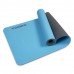 Килимок спортивний Toorx Yoga Professional TPE 183 х 60 х 0,6 см для йоги та фітнесу Azzurro/Antracite (MAT-183), код: 10055
