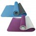 Килимок спортивний Toorx Yoga Professional TPE 183 х 60 х 0,6 см для йоги та фітнесу Burgundi/Perla (MAT-184), код: 10057