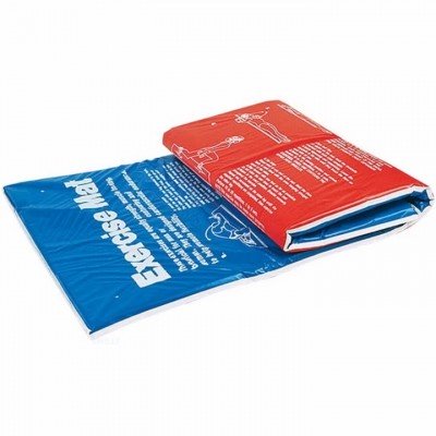 Килимок спортивний Toorx Padded Exercise 181 х 60 х 2,5 см з антиковзною поверхнею Blu/Rosso (MAT-GE), код: 10070