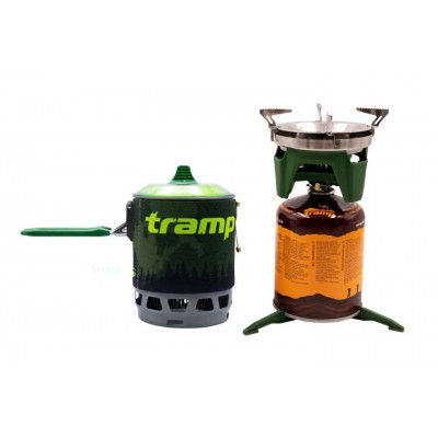 Система для приготування їжі Tramp 0,8л olive UTRG-049, код: 11111