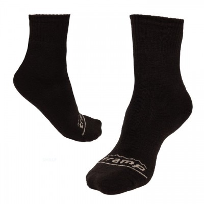 Шкарпетки зимові з вовни мерино Tramp UTRUS-008-black, 44/46, код: 11346