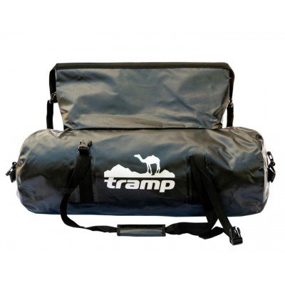 Гермосумка TRAMP PVC black 60л UTRA-205, код: 11228
