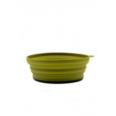 Тарілка TRAMP силіконова з пластиковим дном 550 мл UTRC-123, olive