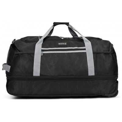 Сумка дорожня на колесах TravelZ Wheelbag Doubleloader foldable black 80(95)L (603096), код: 9954