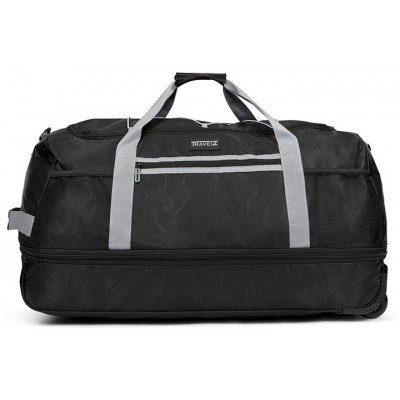 Сумка дорожня на колесах TravelZ Wheelbag Doubleloader foldable black 80(95)L (603096), код: 9954