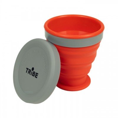 Стакан складаний силиконовий Tribe T-FF-0001, terracota, код: 11600