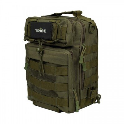 Сумка через плече Tribe Sling Pack 6,5 L T-IE-0003, olive, код: 11591