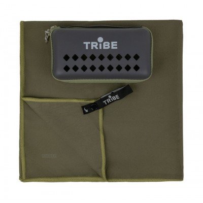 Рушник з мікрофібри Tribe Pocket Towel 75х150 см T-LC-0001-XL, army-green, код: 11560