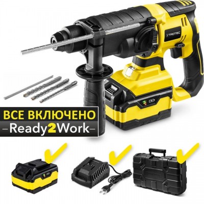 Перфоратор акумуляторний Trotec PRDS 20-20V + кейс (4415000210), код: 8703