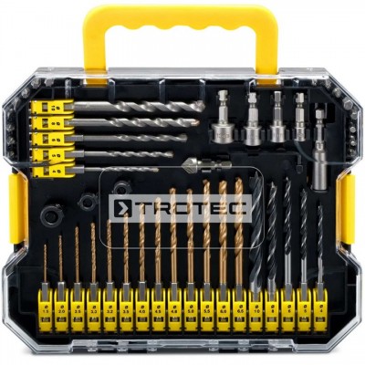 Набір біт і свердел Trotec 49 pieces Hexagon Shank Drill and Bit Set (6200001160), код: 8801