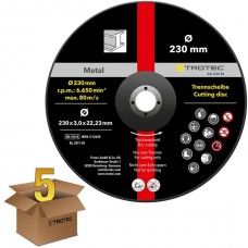 Круг відрізний по металу Trotec 230х22.23х3.2 (5 шт) (6225001211)