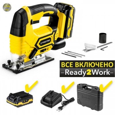 Лобзик електричний акумуляторний Trotec PJSS 11-20V + кейс (4425000006), код: 8710