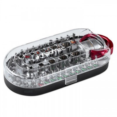 Викрутка з набором біт Trotec 40 pieces Bit and Socket Wrench Set (6200001005), код: 8789