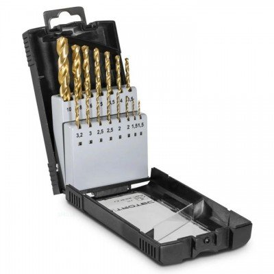 Набір свердел по металу Trotec 15 pieces HSS Metal Drill Set (6200001131), код: 8806