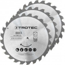 Диск пиляльний Trotec 190х20х2,2 HW24 Wood (3 шт) (6215001330)