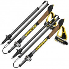 Палиці для скандинавської ходьби Vipole Treveller Carbon 130 DLX (S25 35)