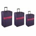 Комплект чемоданов Skyflite Domino Purple (S/M/L) 3шт, код: 6425