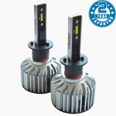H1 (5000К) Prime-X Z Pro комплект светодиодных ламп (2 шт.), код: 7240