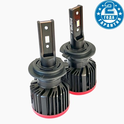 H7 (5000К) Prime-X S Pro комплект светодиодных ламп (2 шт.), код: 7233