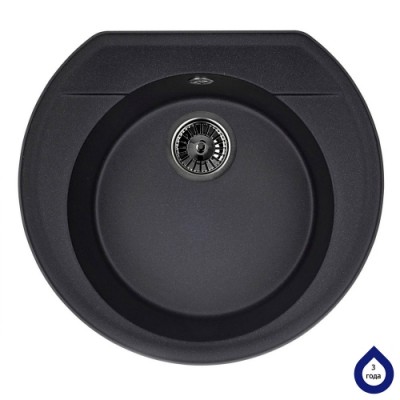Кухонная мойка Minola MRG 1050-53 Черный, код: 5302