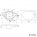 Кухонная мойка Minola MTG 5180-89 Песок, код: 5291