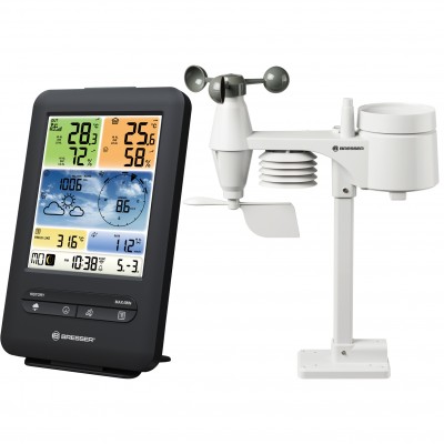 Метеостанція Bresser Weather Center 5-in-1 V WIFI Professional colour (7002585), код: 9174