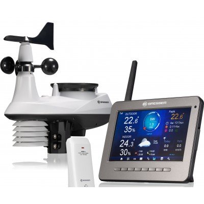 Метеостанція Bresser Professional WIFI HD TFT Colour Weather Center 7-in-1 Sensor (7003500), код: 9797