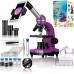 Мікроскоп Bresser Junior Biolux SEL 40x-1600x Purple з адаптером для смартфона (8855600TJ5000), код: 9731