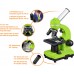 Мікроскоп Bresser Junior Biolux SEL 40x-1600x Green з адаптером для смартфона (8855600B4K000), код: 9744