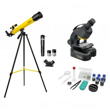 Мікроскоп National Geographic Junior 40x-640x + телескоп 50/600 (9118300)
