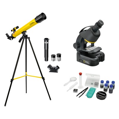 Мікроскоп National Geographic Junior 40x-640x + телескоп 50/600 (9118300), код: 9742