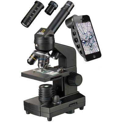Мікроскоп National Geographic 40x-1280x з адаптером до смартфону (9039001), код: 9735
