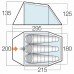 Палатка кемпинговая Vango Ark 300 River, код: 6324