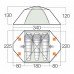 Палатка туристическая Vango Mistral 300 Terracotta, код: 6390