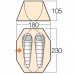 Палатка туристическая Vango Pop 200 River, код: 6125