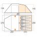 Палатка Vango Beta 450 XL River, код: 5983