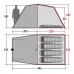 Палатка Wechsel Voyager 4 Travel (Oak) + коврик Mola 4 шт, код: 5978