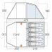 Палатка кемпинговая Vango Beta Alloy 550XL Cactus, код: 6407