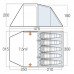 Палатка кемпинговая Vango Beta Alloy 550XL Cactus, код: 6407