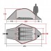 Палатка Wechsel Halos 3 Zero-G Sand + коврик 3 шт, код: 5906
