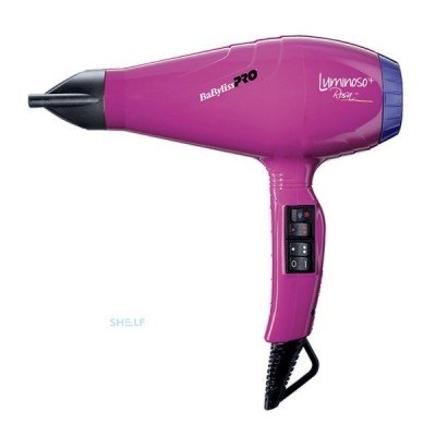 Фен для волос BaByliss BAB6360IFE Luminoso Rosa, 2100W, код: 7063