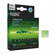 Шнур Dragon Street Fishing 8X Vision 150м. 0,08мм.