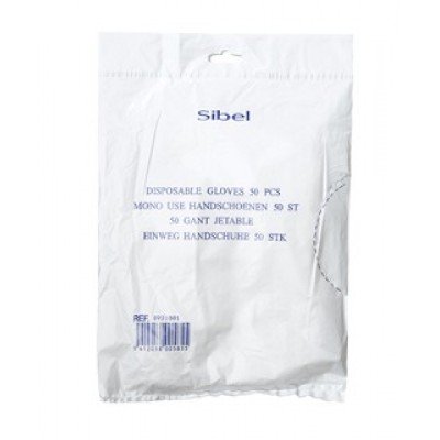 Перчатки одноразовые Sibel 0931001, М 50шт., код: 6626