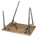Розкладний кемпінговий стіл Bo-Camp Morris 65x50 cm Brown (1404645), код: 7829